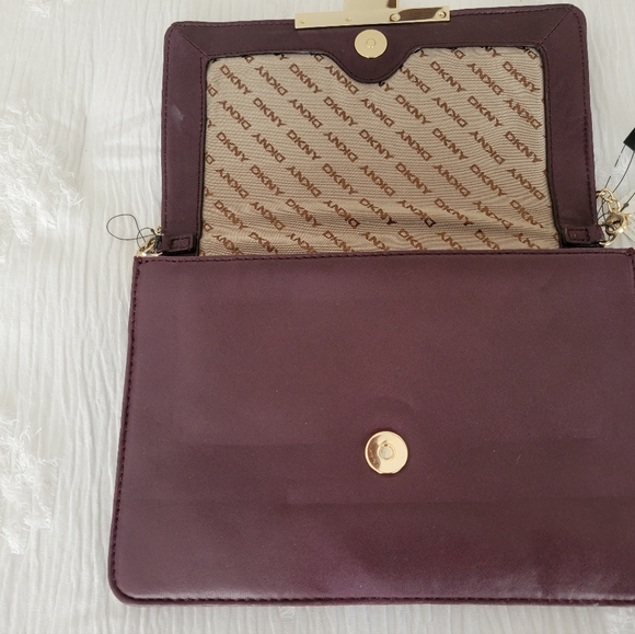 DKNY Leather clutch/evening bag - Picture 2 of 8